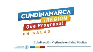 Subdireccin Vigilancia en Salud Pblica PREVENCION La desinformacin