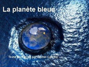 La plante bleue Texte crit et dit par