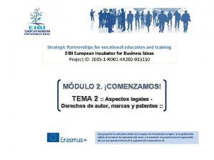 MDULO 2 COMENZAMOS TEMA 2 Aspectos legales Derechos