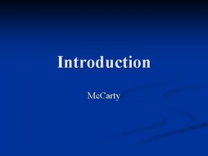 Introduction Mc Carty Prescientific Psychology n Socrates Plato