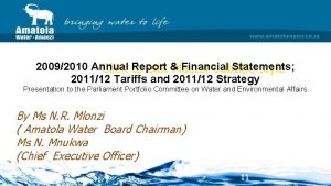 20092010 Annual Financial Statements Click Report to edit