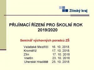 PIJMAC ZEN PRO KOLN ROK 20192020 Semin vchovnch