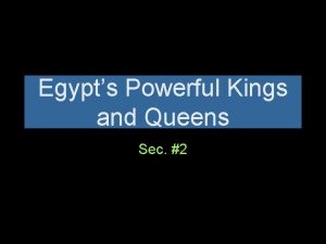 Egypts Powerful Kings and Queens Sec 2 Hatshepsut