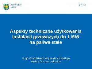 2017 11 30 Aspekty techniczne uytkowania instalacji grzewczych