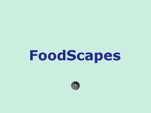 Food Scapes Food Scapes Il fotografo britannico Carl