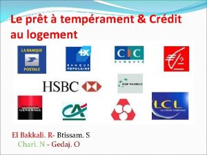 Le prt temprament Crdit au logement El Bakkali