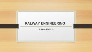 RALWAY ENGINEERING SUDHARSON G Air Transport A fixedwing