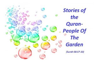 Stories of the Quran People Of The Garden