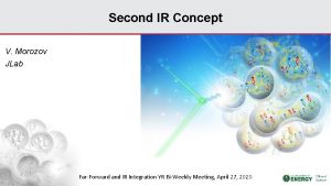 Second IR Concept V Morozov JLab FarForward and