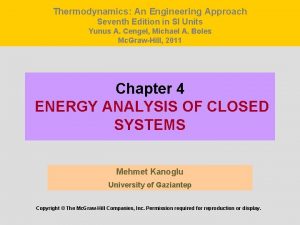 Thermodynamics An Engineering Approach Seventh Edition in SI