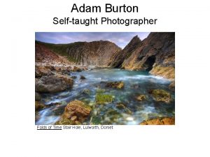 Adam Burton Selftaught Photographer Folds of Time Stair