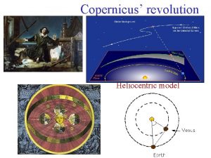 Copernicus revolution Heliocentric model Brahes observations Keplers 3