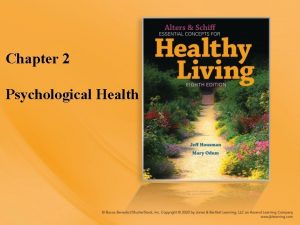 Chapter 2 Psychological Health The Basics of Psychological