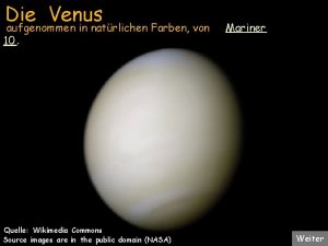 Die Venus aufgenommen in natrlichen Farben von 10