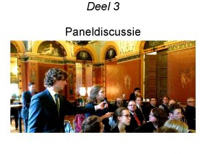 Deel 3 Paneldiscussie Krijgt de christelijke invalshoek voldoende