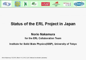 Status of the ERL Project in Japan Norio