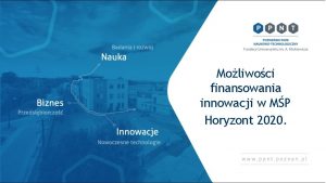 Moliwoci finansowania innowacji w MP Horyzont 2020 HORYZONT