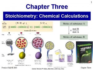 1 Chapter Three Stoichiometry Chemical Calculations Prentice Hall