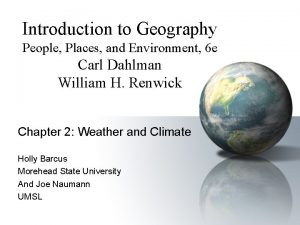 Introduction to Geography People Places and Environment 6