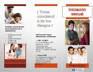 Posibles consecuencias de un embarazo en la adolescencia