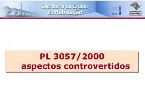 PL 30572000 aspectos controvertidos o Municpio como ente