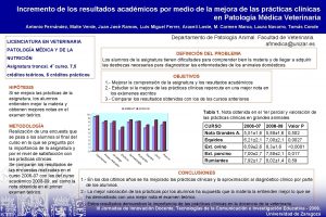 Incremento de los resultados acadmicos por medio de