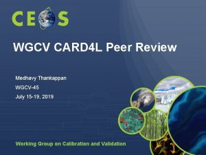 WGCV CARD 4 L Peer Review Medhavy Thankappan