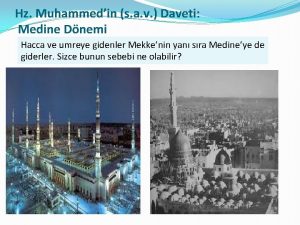 Hz Muhammedin s a v Daveti Medine Dnemi