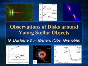 Observations of Disks around Young Stellar Objects G