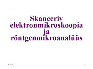 Skaneeriv elektronmikroskoopia ja rntgenmikroanals 2112022 1 Phimte Skaneeriv