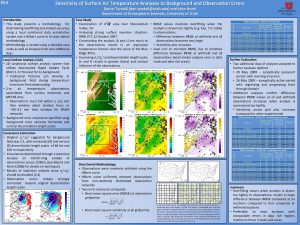 Sensitivity of Surface Air Temperature Analyses to Background