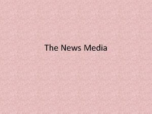 The News Media Roots of News Media Mass