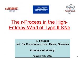 The rProcess in the High EntropyWind of Type