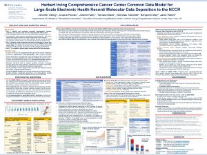 Herbert Irving Comprehensive Cancer Center Common Data Model