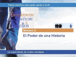 Semana 3 El Poder de una Historia Semana