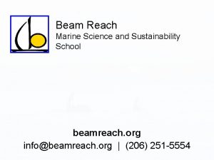 Beam Reach Marine Science and Sustainability School beamreach