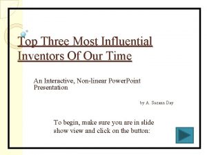Top Three Most Influential Inventors Of Our Time