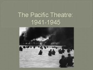 The Pacific Theatre 1941 1945 Retribution Doolittle Raid