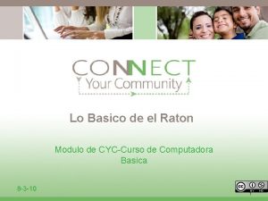 Lo Basico de el Raton Modulo de CYCCurso