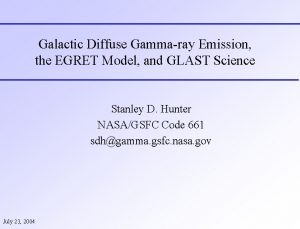 Galactic Diffuse Gammaray Emission the EGRET Model and