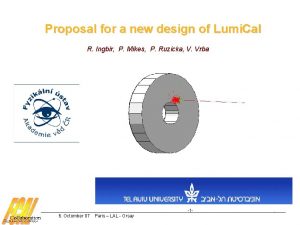 Proposal for a new design of Lumi Cal