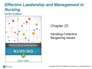 Effective Leadership and Management in Nursing Ninth Edition