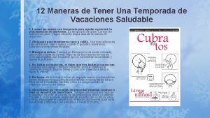 12 Maneras de Tener Una Temporada de Vacaciones