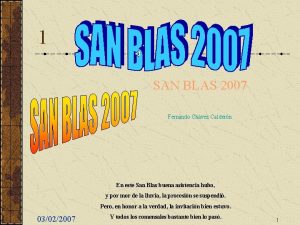 1 SAN BLAS 2007 Fernando Chvez Caldern En