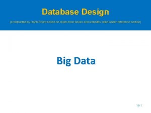 Database Design constructed by Hanh Pham based on