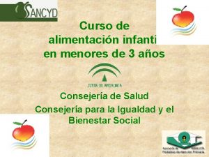 Curso de alimentacin infantil en menores de 3