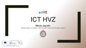 ICT HVZ Nikola Jagodin Voditelj slube za analitiku