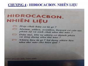 CHNG 4 HIROCACBON NHIN LIU CHNG 4 HIROCACBON