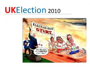 UKElection 2010 Defining Features ELECTORAL SYSTEM Single Member