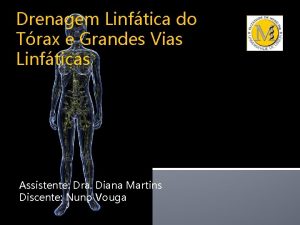 Drenagem Linftica do Trax e Grandes Vias Linfticas